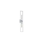 Applique murale incandescence Dainolite Wisteria WTS-292W-PC 2-Lumières Chrome poli 120W