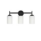 Dainolite WYN-223W-MB Annita 1-lumière 24W Blanc opale LED lumière Vanité