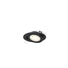 Dals Lighting FGM4-CC-BK 9W 4" Noir Luminaire encastré à cardan