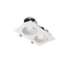 Dals Lighting GBR35-CC-DUO-WH 24W 3.5" Blanc Luminaire encastré à double cardan