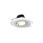 Dals Lighting LEDDOWNG4-CC-WH 8W 4" Blanc Luminaire encastré à cardan