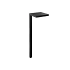 Dals Lighting LSQP-CC-BK 3W 12" Noir Éclairage de sentier