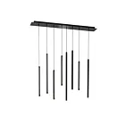 Dals Lighting PDLED120-8SQ-BK PDLED Cluster 8-Lights 240W Noir Suspendu