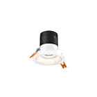 Dals Lighting RC03-CC-20-RGWH-TWH 3" Blanc Luminaire encastré Wattage et CCT sélectionnables