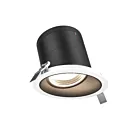 Dals Lighting RC06-CC-35-SLBK-TWH 6" Noir Luminaire encastré Wattage et CCT sélectionnables