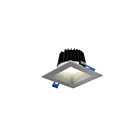 Dals Lighting RGR4SQ-CC-SN 15W 4" Nickel satiné Luminaire encastré carré régressé