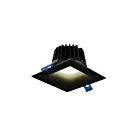 Dals Lighting RGR6SQ-CC-BK 20W 6" Noir Luminaire encastré carré régressé