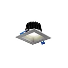 Dals Lighting RGR6SQ-CC-SN 20W 6" Nickel satiné Luminaire encastré carré régressé