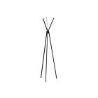 Dals Lighting STRFL-3K-BK 14W 64" Noir Lampe sur pied