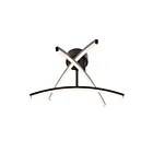 Dals Lighting W3FM-CC-BK 20W 19.87" Noir Plafonnier semi-encastré