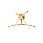 Dals Lighting W3FM-CC-GD 20W 19.87" L'or Plafonnier semi-encastré