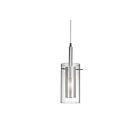 Suspendu LED en métal et verre Dainolite 30961-CM-PC 1-lumière Chrome poli 100w