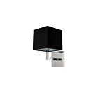 Applique incandescent Dainolite 77-1W-PC-BK 1-lumière Chrome poli 60w