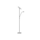 Lampe sur pied LED mère et Fils Dainolite 801LEDF-SN 2-lumières Chrome satiné 23w