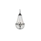 Lustre sur chaîne de cristal Dainolite DAW-386C-MB-FR Dawson 6-Lumières 360W Noir mat