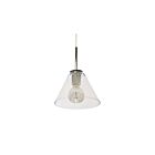 Mini suspendus Dainolite RSW-91P-PC-CLR Roswell 1-Lumière 60W Chrome poli