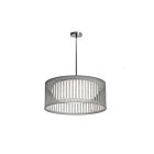 Suspension LED à tambour fendu Dainolite SDLED-20P-GRY séries Slit Drum 1-lumière Gris 22w