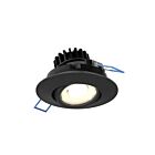 Dals Lighting LEDDOWNG3-CC-BK 8W 3" Noir Encastré Gimbal