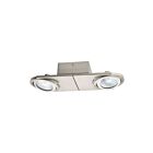 Éclairage sur rail LED Eglo Brea 200826A 11W Nickel satiné