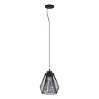 Eglo 95743A Piastre 1-Lumière 50W Noir Suspendu en cordon