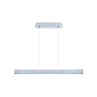 Suspendu Eglo Collada 200942A 3-Lumières Chrome et Blanc 18W