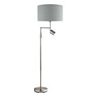 Eglo 201828A Santander Nickel satiné Lampe sur pied