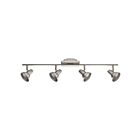 Éclairage sur rail LED Eglo Filipina 202164A 40W Nickel satiné
