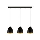 Suspendu Eglo Safi 202264A 3-Lumières Patine Brune et Noir 180W