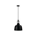 Suspendu Eglo Gilwell 202423A 1-Lumière Noir et Chrome 60W