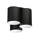 Plafonnier Eglo Vistal 203385A 3-Lumières Noir