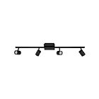 Éclairage sur rail LED Eglo Vergiano 203398A 20W Noir
