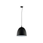 Suspendu Eglo Mareperla 203951A 1-Lumière Effet noir et cristal 60W