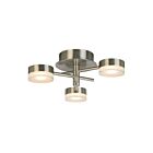 Eglo 203971A 18W Nickel satiné Montage semi-encastré