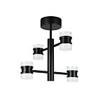 Plafonnier Eglo Romendo 204149A 1-Lumière Noir