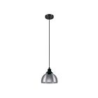 Suspendu Eglo Beleser 204239A 1-Lumière Noir 60W