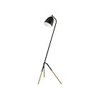 Lampe sur pied Eglo 204261A Westlinton 1-Lumière Noir et or 60W