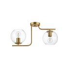 Plafonnier Eglo Marojales 204336A 2-Lumières Or brossé