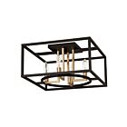 Eglo 204606A 240W Noir et or Plafonnier encastré