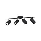 Éclairage sur rail LED Eglo Calloway 205134A 40W Noir