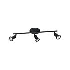 Éclairage sur rail LED Eglo Tremendo 205136A 105W Noir