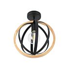 Eglo 205146A 60W Noir et marron Montage semi-encastré