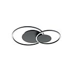 Eglo 205749A 27W Noir LED Montage semi-encastré