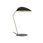 Eglo 205765A 60W Noir et laiton brossé LED Lampe de table