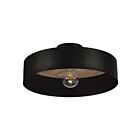 Eglo 206247A 60W Noir et marron Montage semi-encastré