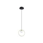 Eglo 206857A 1-lumière 3W Noir et laiton Suspendu
