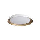 Eglo 206908a Sebio 1-lumière 21W Blanc et or LED Plafonnier Encastré