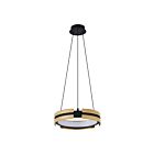 Eglo 206939a Grazia 1-lumière Noir et or LED Suspendu