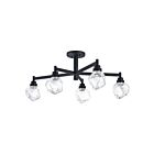 Eglo 206964a Lillyanna Noir mat Semi Plafonnier Encastré