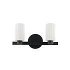 Eglo 207031a Bedminster Noir mat Lampe de salle de bain