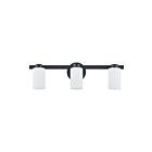 Eglo 207036a Bedminster Noir mat Lampe de salle de bain